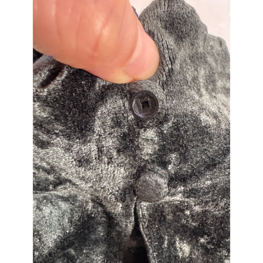 Theory Women's Deep‎ Green Crushed Velvet Turtleneck Top Size S. Quiet Luxury - Picture 6 of 9